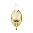 Livex Lighting Wall Sconce in Polished Brass
