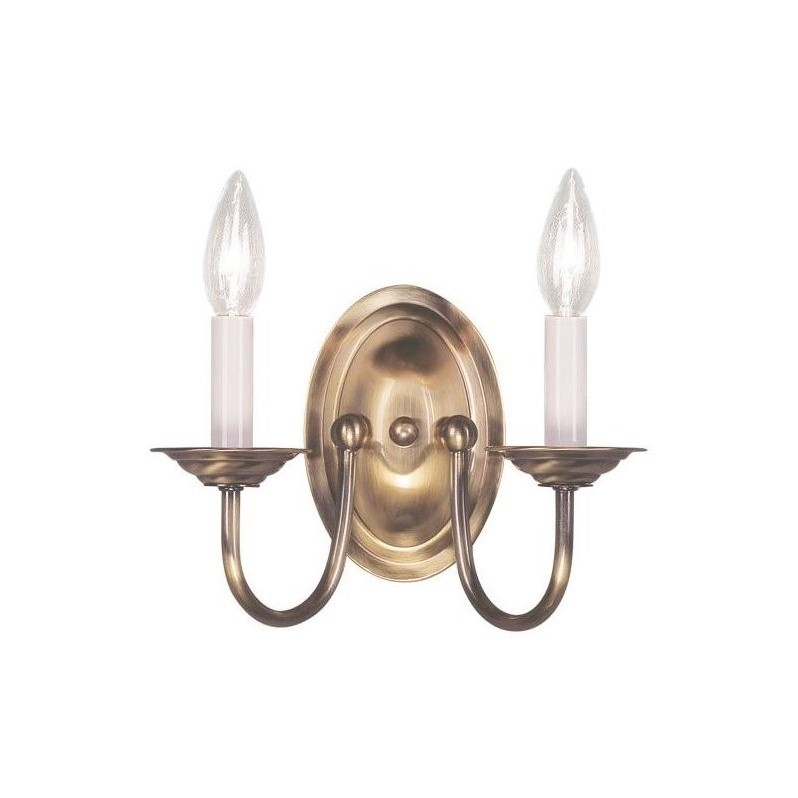 Livex Lighting Wall Sconce in Antique Brass