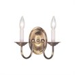 Livex Lighting Wall Sconce in Antique Brass