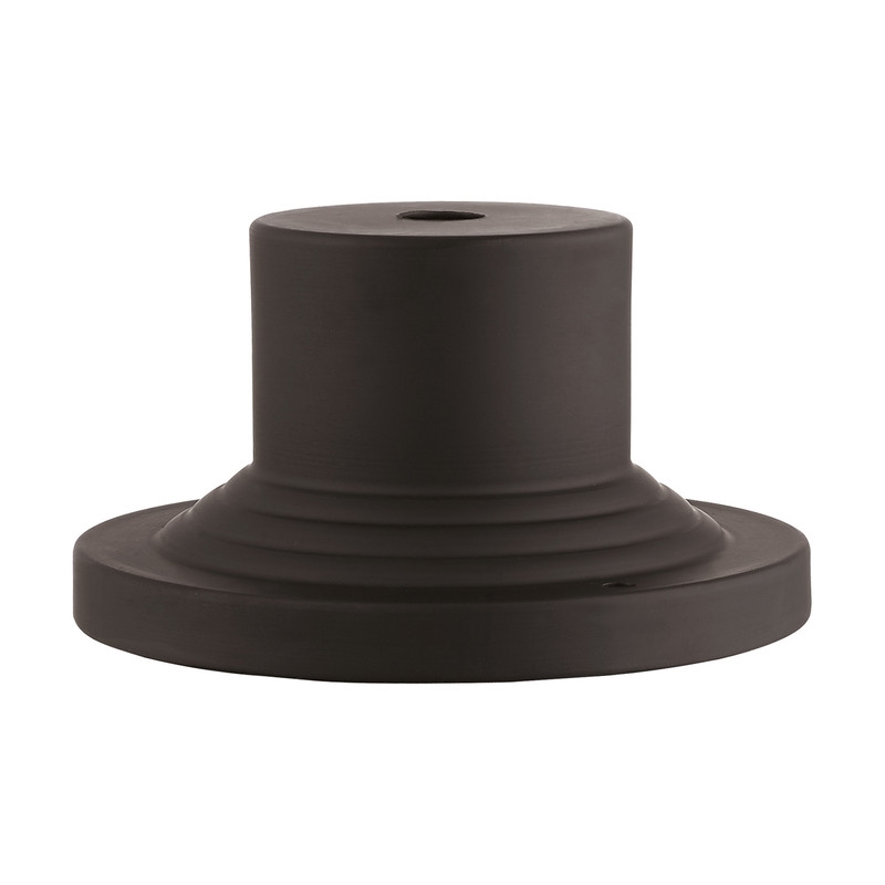 Livex Lighting Bronze Outdoor Pier Mount Adapter