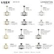 Livex Lighting Livingston 4 Light Bronze Chain Hang/Ceiling Mount