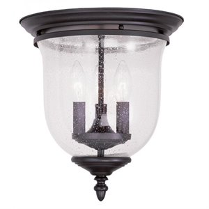 Livex Lighting Legacy Ceiling Mount in Bronze