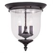 Livex Lighting Legacy Ceiling Mount in Bronze