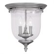 Livex Lighting Legacy Ceiling Mount in Brushed Nickel