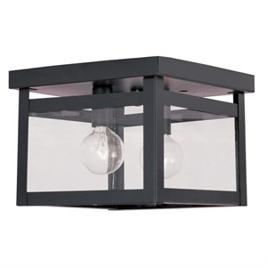 Livex Lighting Milford Ceiling Mount in Bronze