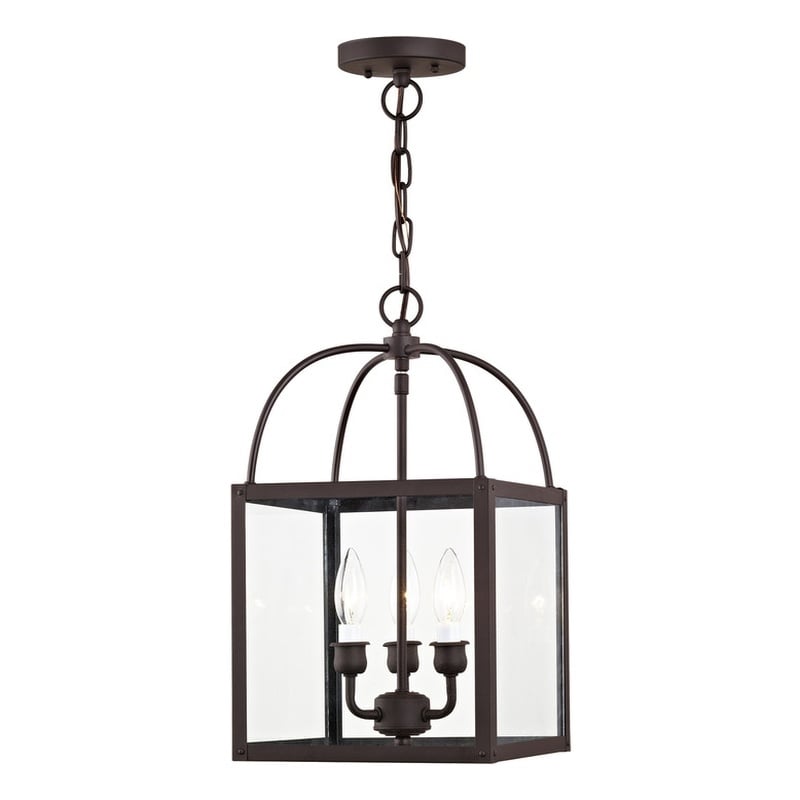 Livex Lighting Milford 3 Light Bronze Chain Hang/Ceiling Mount