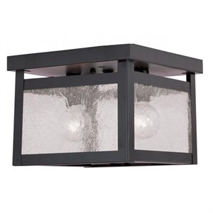 Livex Lighting Milford Ceiling Mount in Bronze