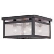 Livex Lighting Milford Ceiling Mount in Bronze