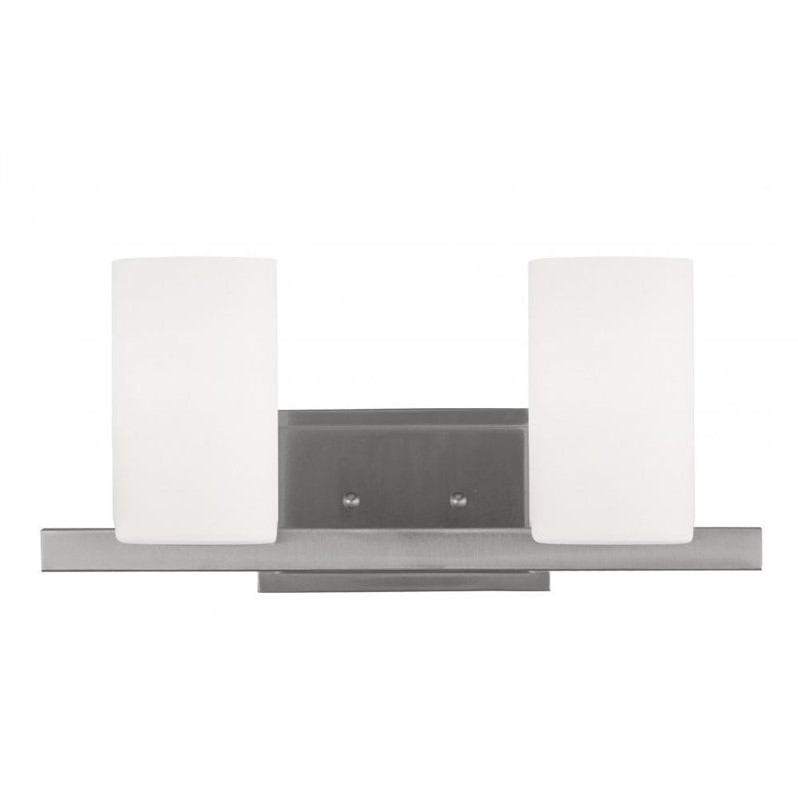 Livex Lighting Astoria 2 Bath Light in Brushed Nickel