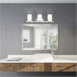Livex Lighting Astoria 3-Light Metal & Glass Bath Light in Brushed Nickel