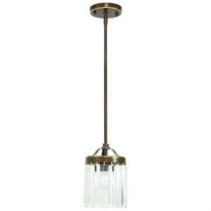 Livex Lighting Ashton Mini Pendant in Hand Painted Palacial Bronze