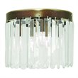 Livex Lighting Ashton Ceiling Mount in Hand Painted Palacial Bronze