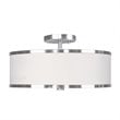 Livex Lighting Park Ridge Ceiling Mount in Brushed Nickel