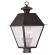 Livex Lighting Mansfield Outdoor Post Head in Bronze