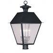 Livex Lighting Mansfield Outdoor Post Head in Black