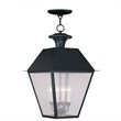 Livex Lighting Mansfield Outdoor Chain Hang in Black