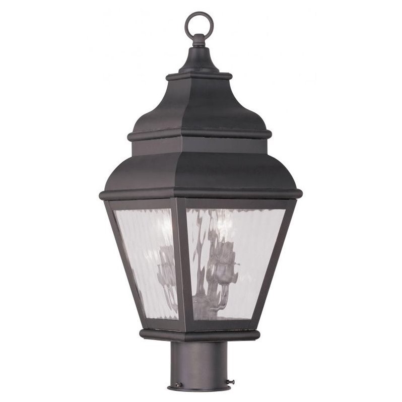 Livex Lighting Exeter 2 Light Outdoor Post Head in Bronze