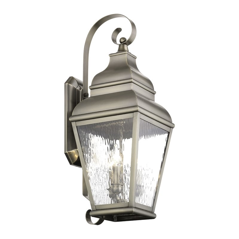 Livex Lighting Exeter Outdoor Wall Lantern in Vintage Pewter