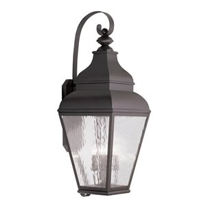 Livex Lighting Exeter Outdoor Wall Lantern in Bronze