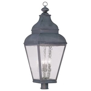 Livex Lighting Exeter Outdoor Post Head in Bronze