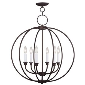 Livex Lighting Milania Chandelier in Bronze
