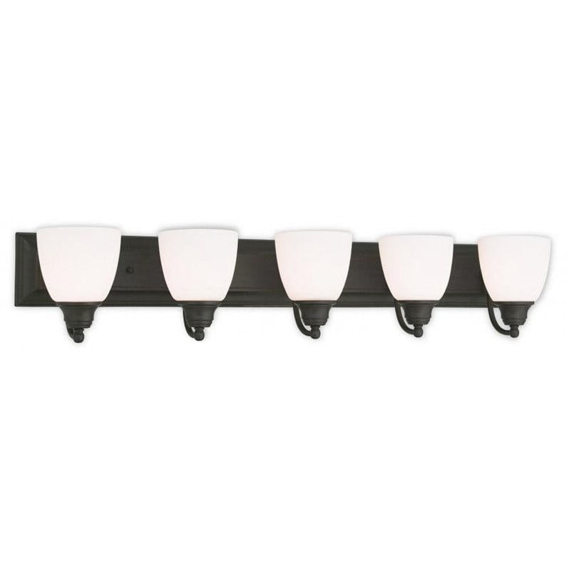 Livex Lighting Springfield 5 Bath Light in Bronze
