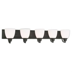 livex lighting springfield 5 bath light in bronze