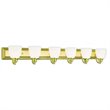 Livex Lighting Springfield 6 Bath Light in Polished Brass