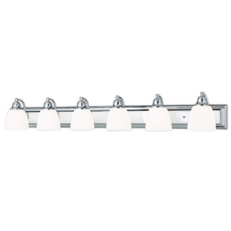 Livex Lighting Springfield 6 Bath Light in Chrome