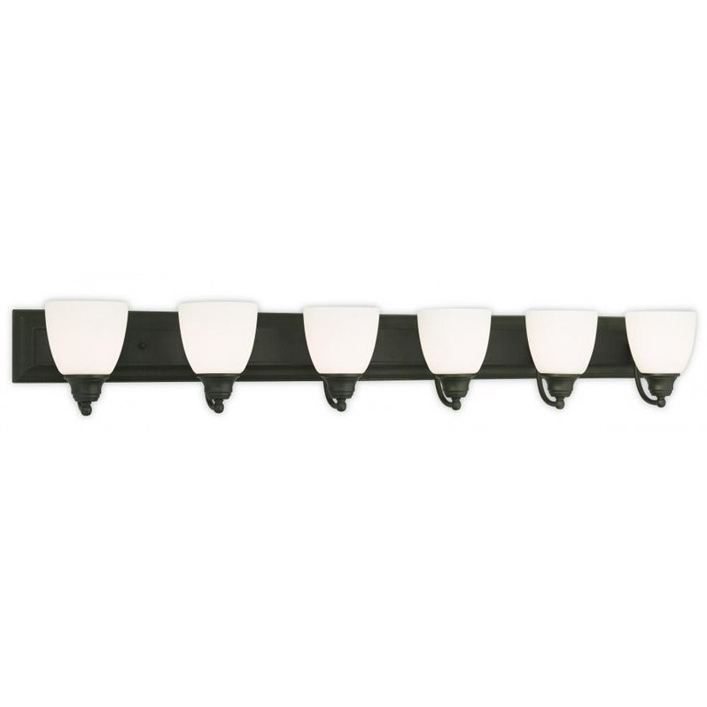 Livex Lighting Springfield 6 Bath Light in Bronze