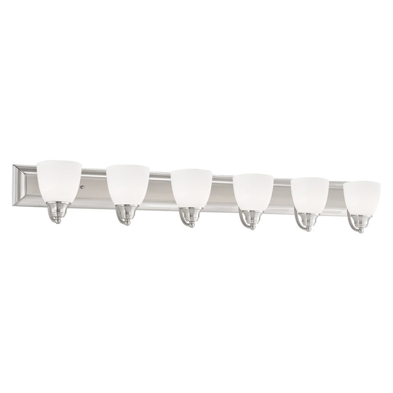 Livex Lighting Springfield 6 Light Brushed Nickel Bath Light