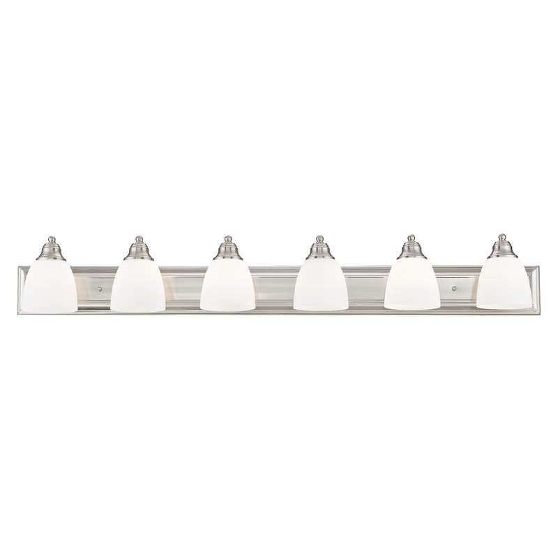 Livex Lighting Springfield 6 Light Brushed Nickel Bath Light