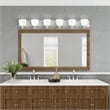 Livex Lighting Springfield 6 Light Brushed Nickel Bath Light