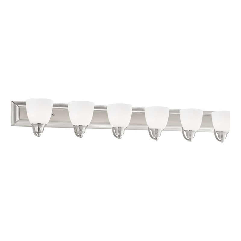 Livex Lighting Springfield 6 Light Brushed Nickel Bath Light