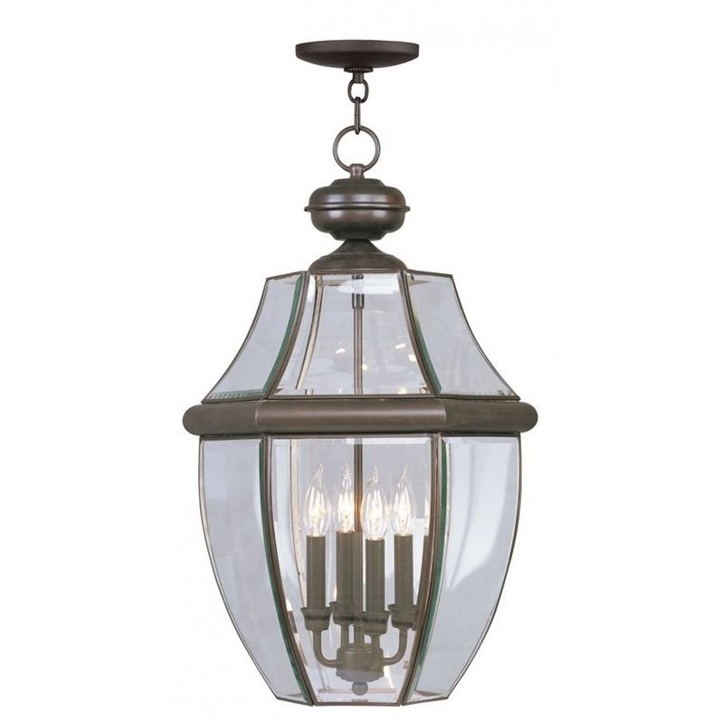 Livex Lighting Monterey Outdoor Chain Hang in Bronze