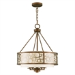 Livex Lighting Avalon Chandelier in Palacial Bronze with Gilded Accents