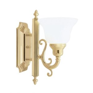 livex lighting french regency bath light in polished brass