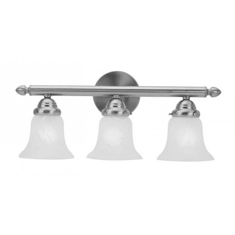 Livex Lighting Neptune Bath 3 Light in Brushed Nickel