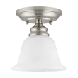Livex Lighting Essex Ceiling Mount in Brushed Nickel