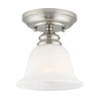 Livex Lighting Essex Ceiling Mount in Brushed Nickel