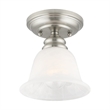 Livex Lighting Essex Ceiling Mount in Brushed Nickel