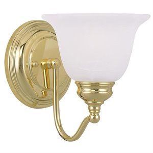 Livex Lighting Essex Bath Light in Polished Brass