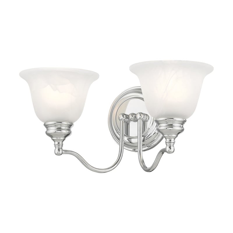 Livex Lighting Essex 2 Bath Light in Chrome