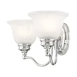 Livex Lighting Essex 2 Bath Light in Chrome