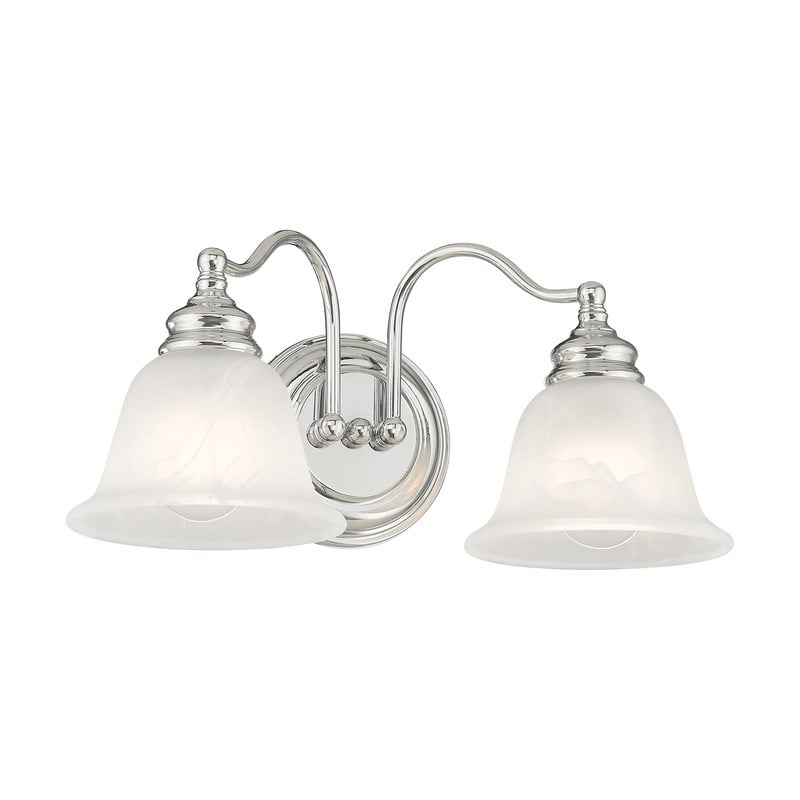 Livex Lighting Essex 2 Bath Light in Chrome