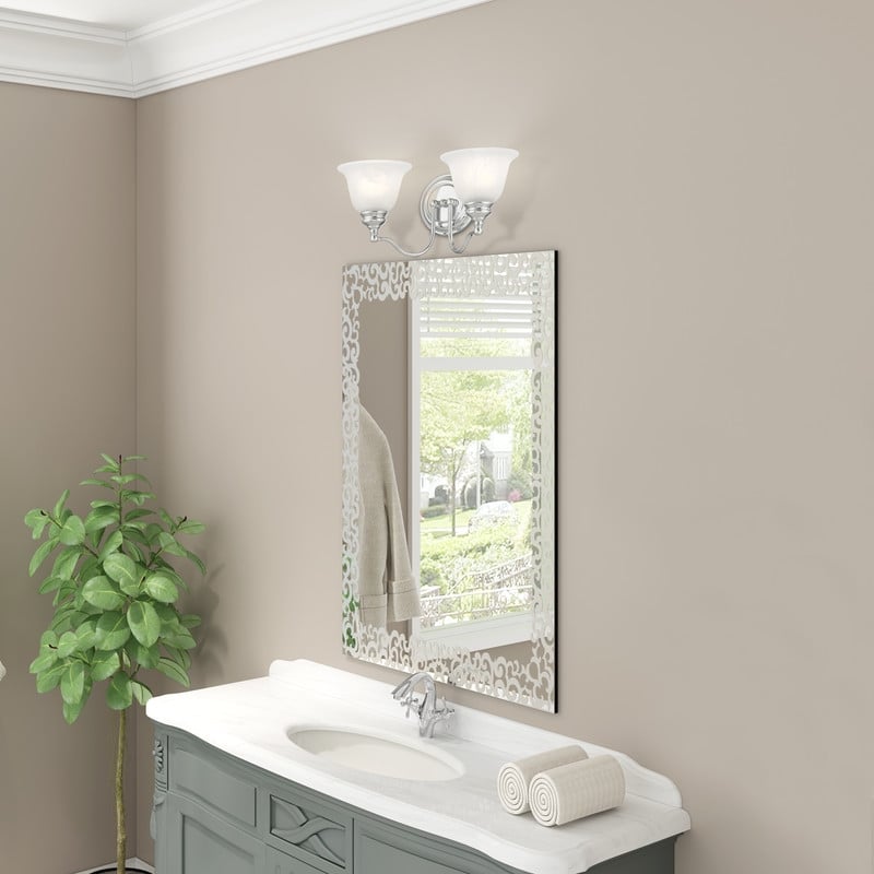 Livex Lighting Essex 2 Bath Light in Chrome