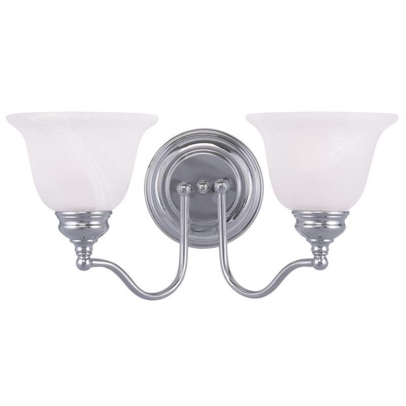 Livex Lighting Essex 2 Bath Light in Chrome