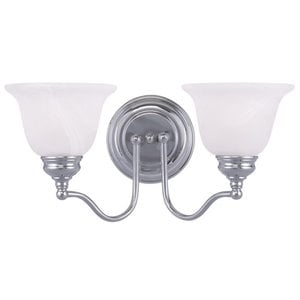 Livex Lighting Essex 2 Bath Light in Chrome