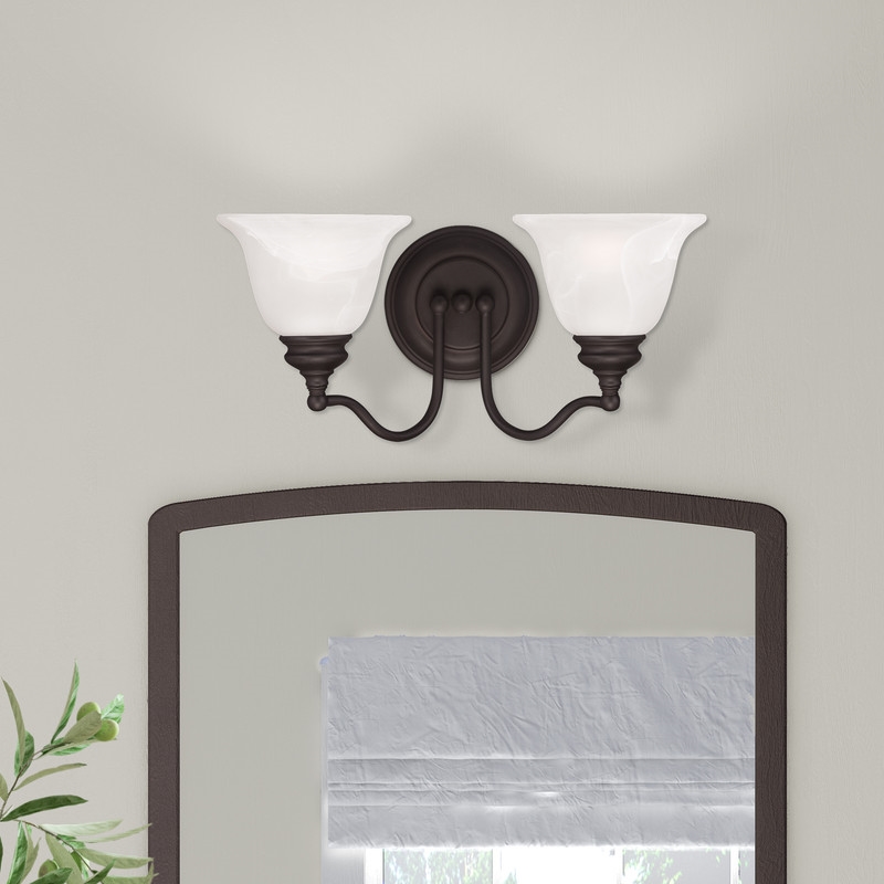 Livex Lighting Essex 2 Bath Light in Bronze