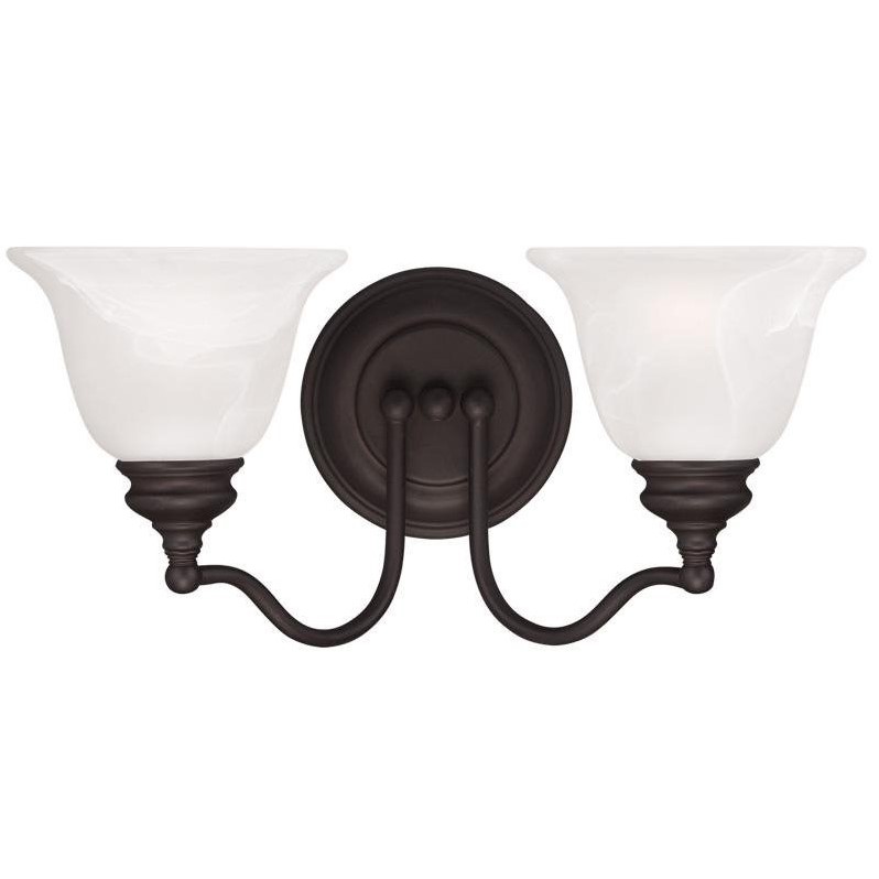 Livex Lighting Essex 2 Bath Light in Bronze